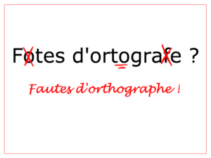 Article E-testing sur les fautes d'orthographe et les DRH - E-testing, solution de tests de compétences en ligne pour le recrutement et l'évaluation de vos futurs salariés, et l'admission de vos candidats