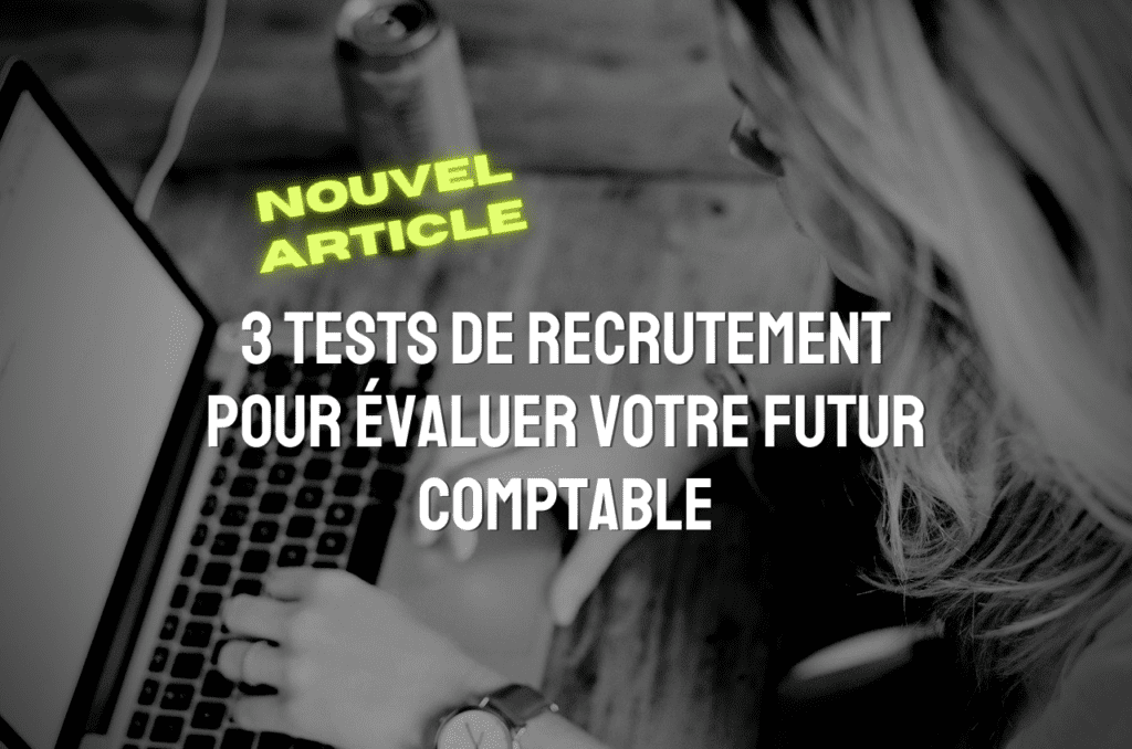 Candidate en train de passer un test compétences comptabilité en ligne