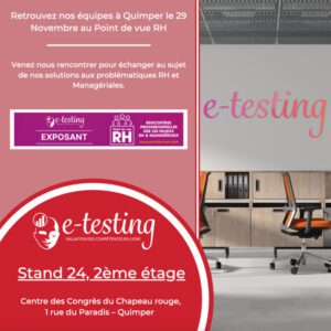 E-Testing au salon Point de Vue RH à Quimper.