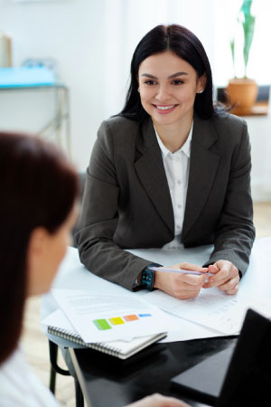 Entretien comportemental d'un profil commercial