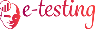 Logo e-testing horizontale en couleur